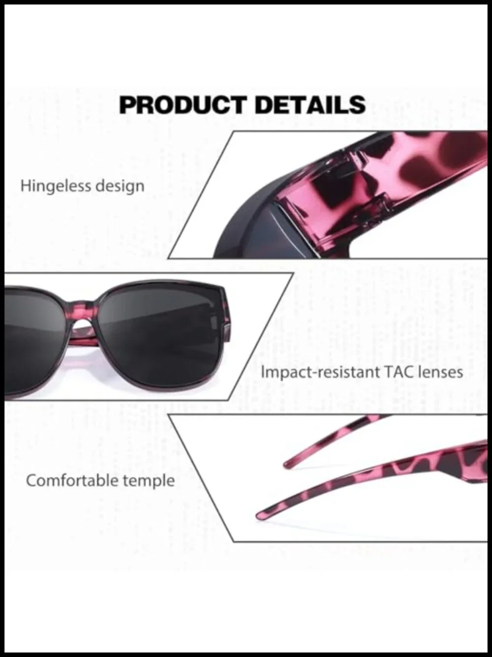 Oversized Fit Over Sunglasses Polarized UV400 Driving Sunglasses